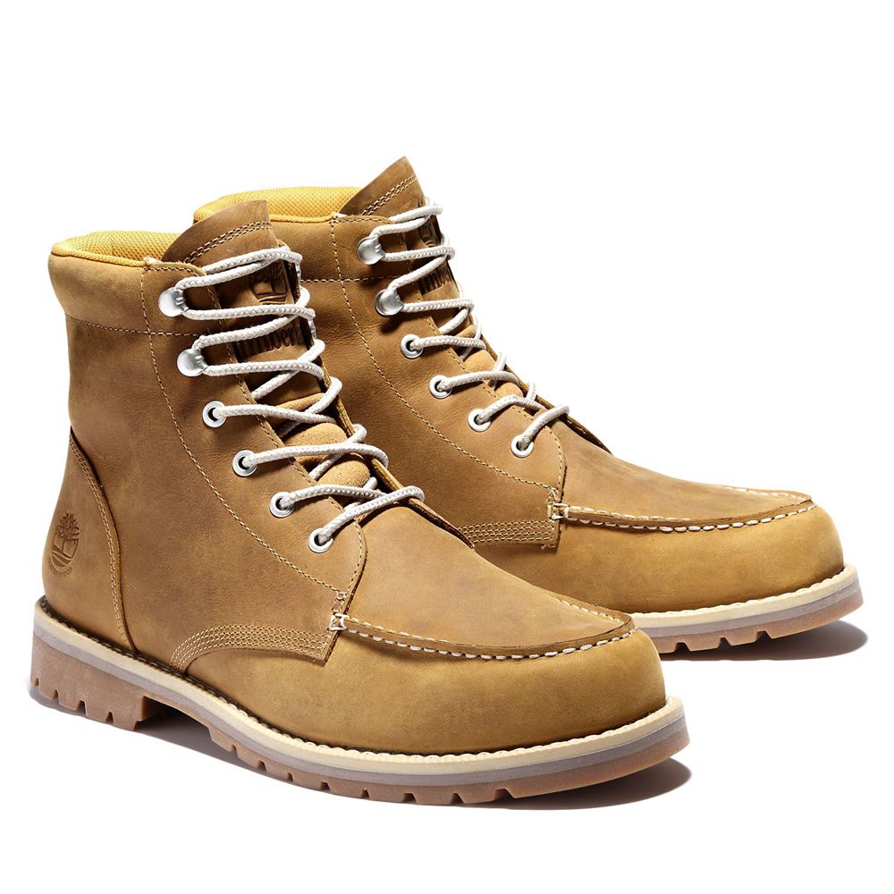 Botas de Nieve Timberland Hombre Redwood Falls Waterproof Moc-Toe Marrones - Chile YAO-061794